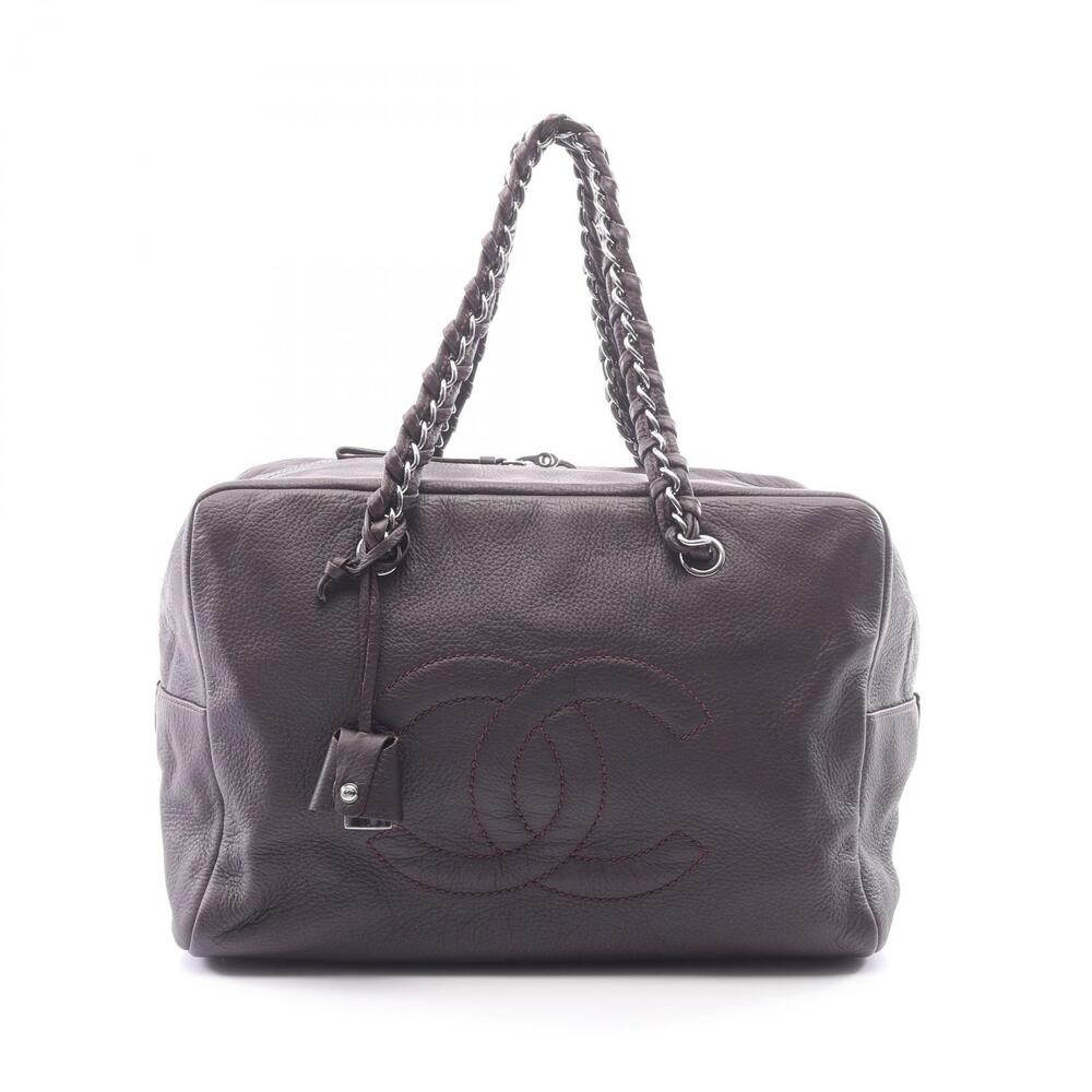 Chanel Luxury Handbag Leather Brown